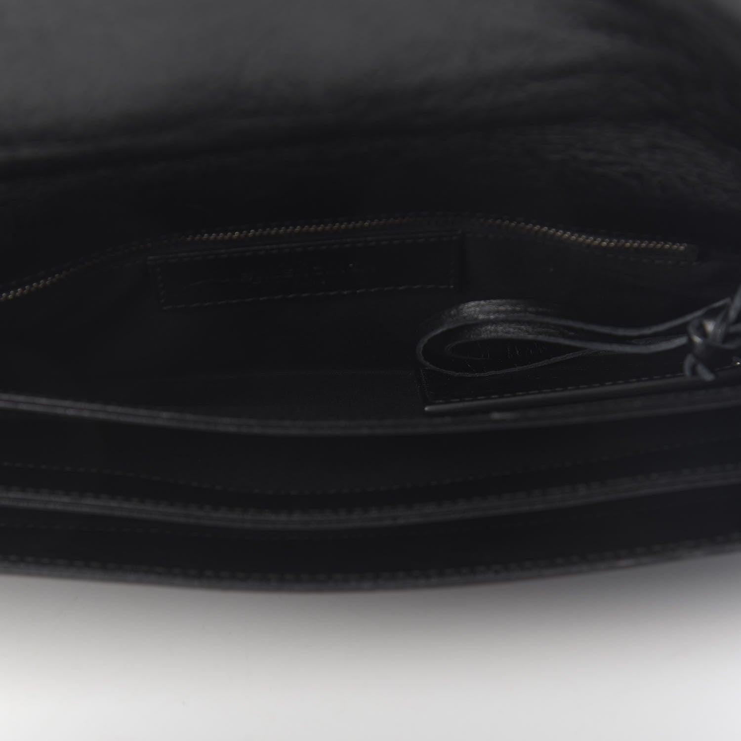 Balenciaga Agneau Classic Silver Hardware Long Clutch Black 5 of 11