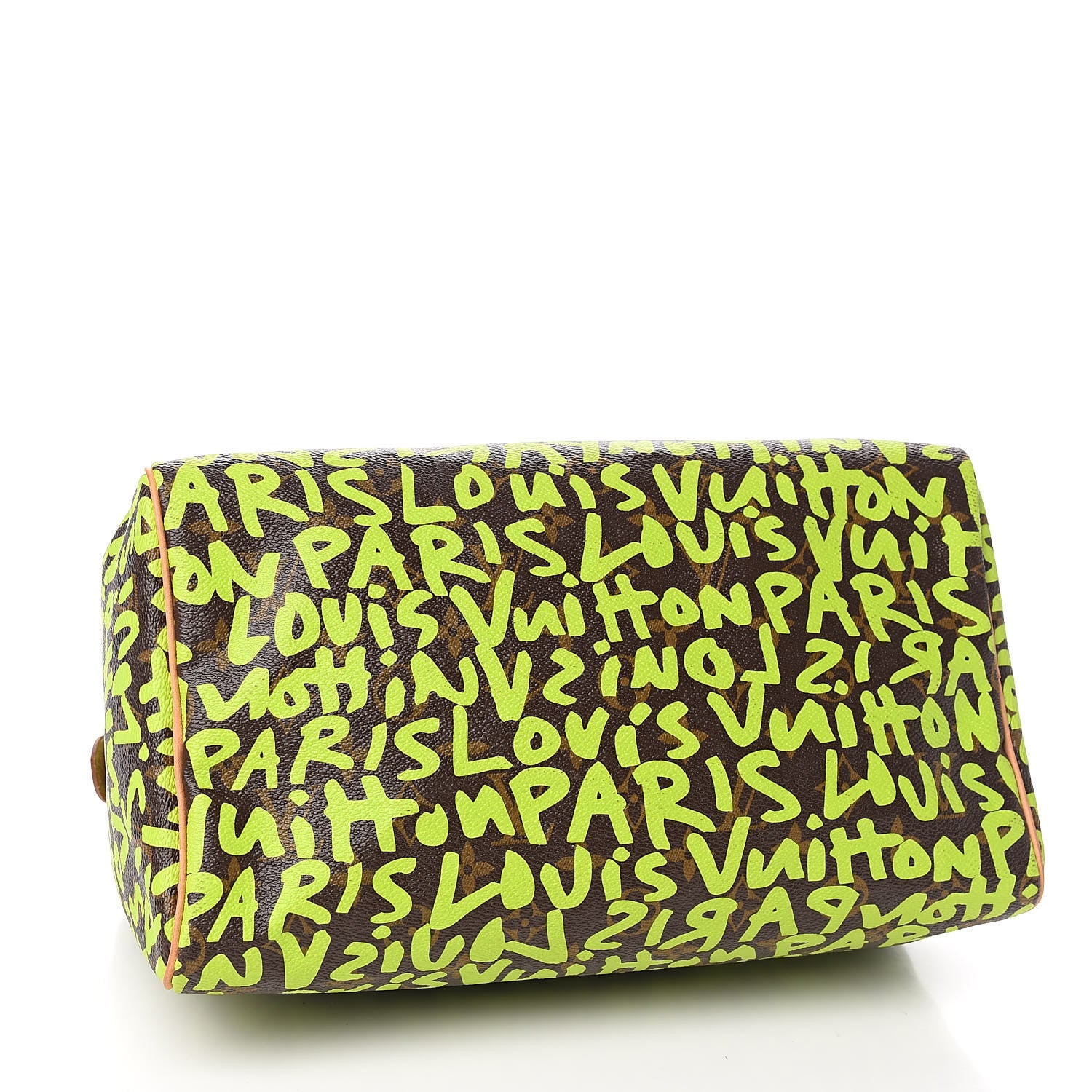 Louis Vuitton Monogram Graffiti Speedy 30 Green 4 of 13