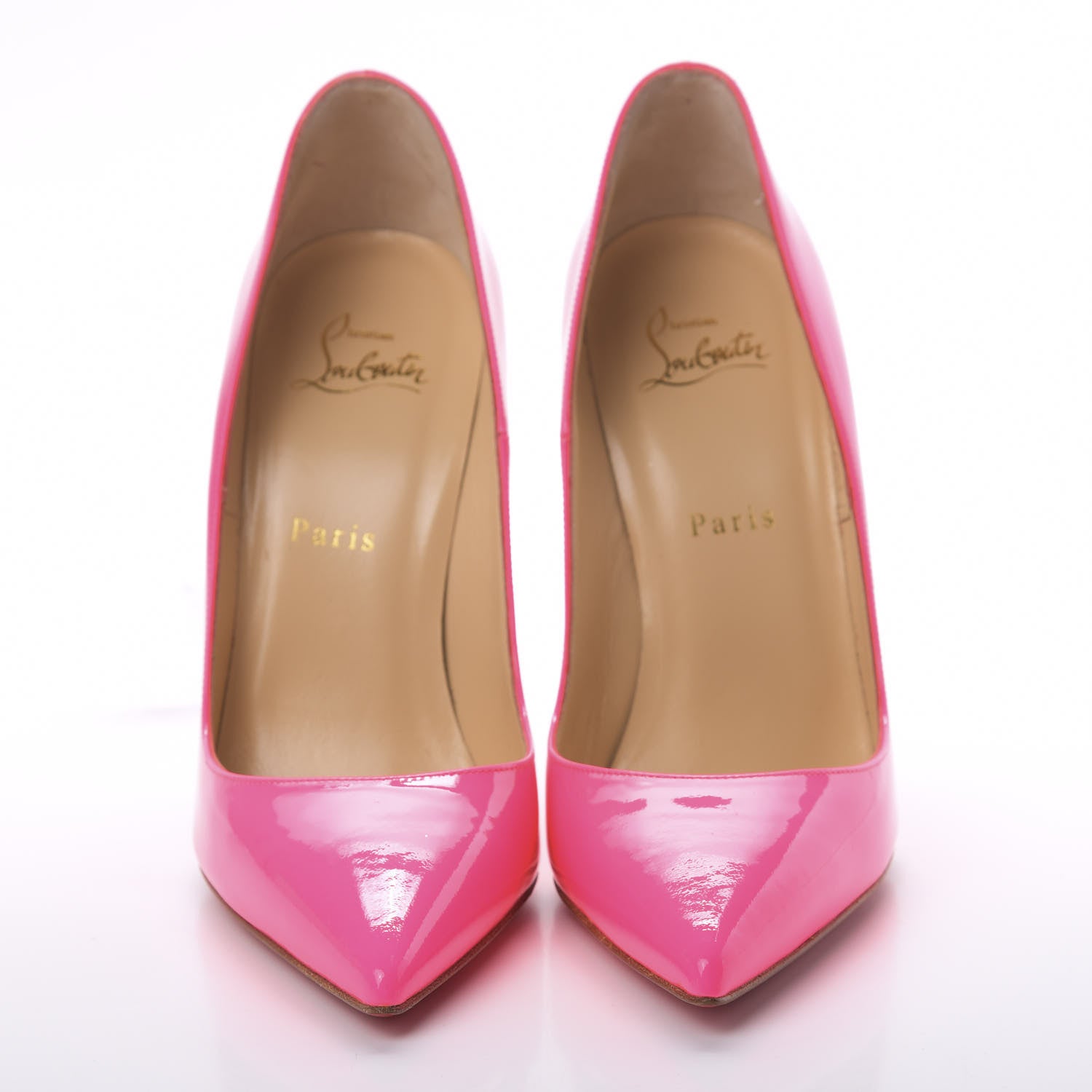 Christian Louboutin Patent So Kate 120 Pumps 39 Shocking Pink 2 of 11