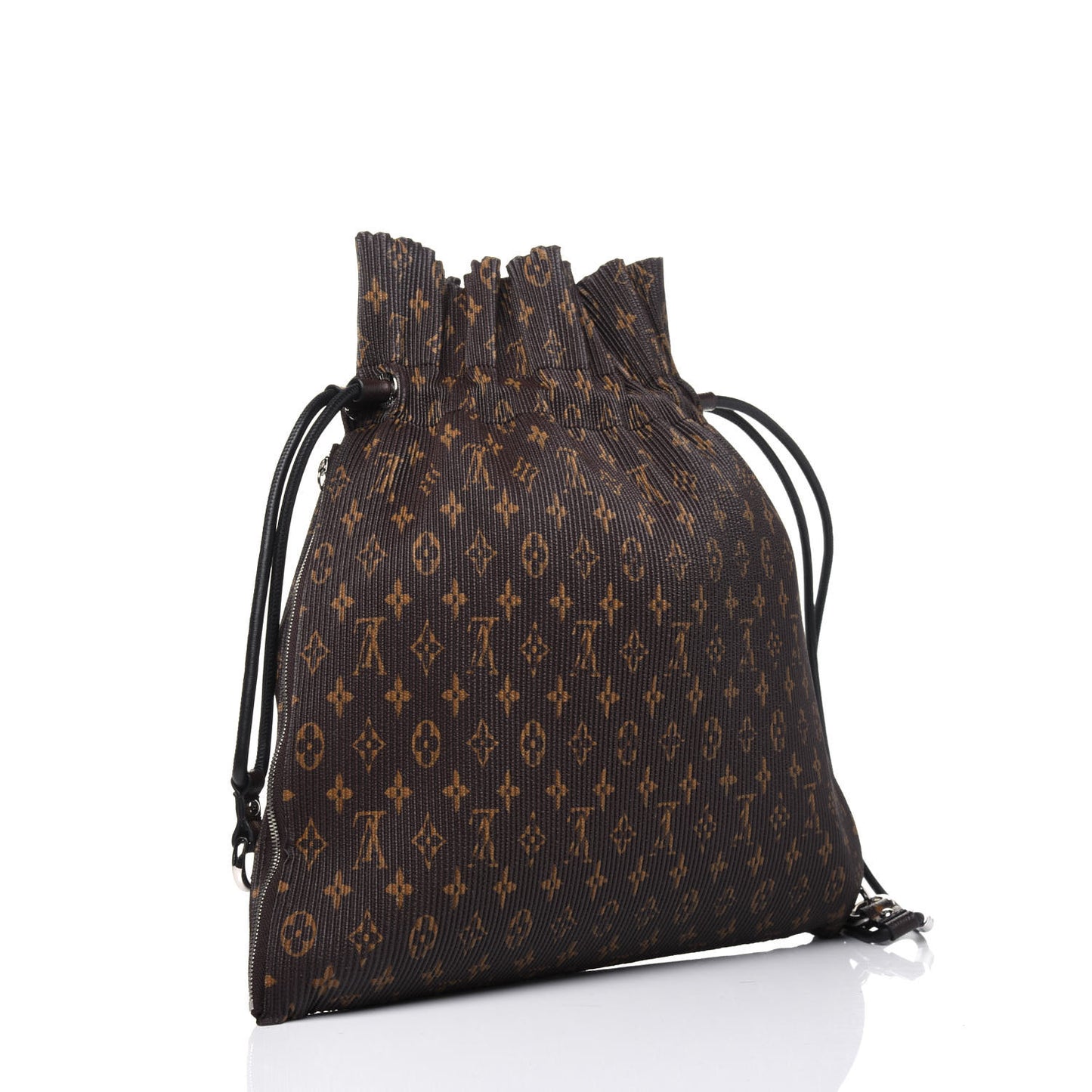 Monogram Canvas Pleated Explorer Bag MM