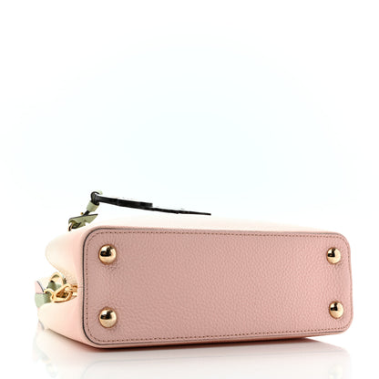 Louis Vuitton Taurillon Gradient Capucines BB Asnieres Green Rose 4 of 10