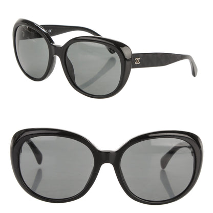 Chanel Quilted CC Sunglasses 5184 Black 1 of 5