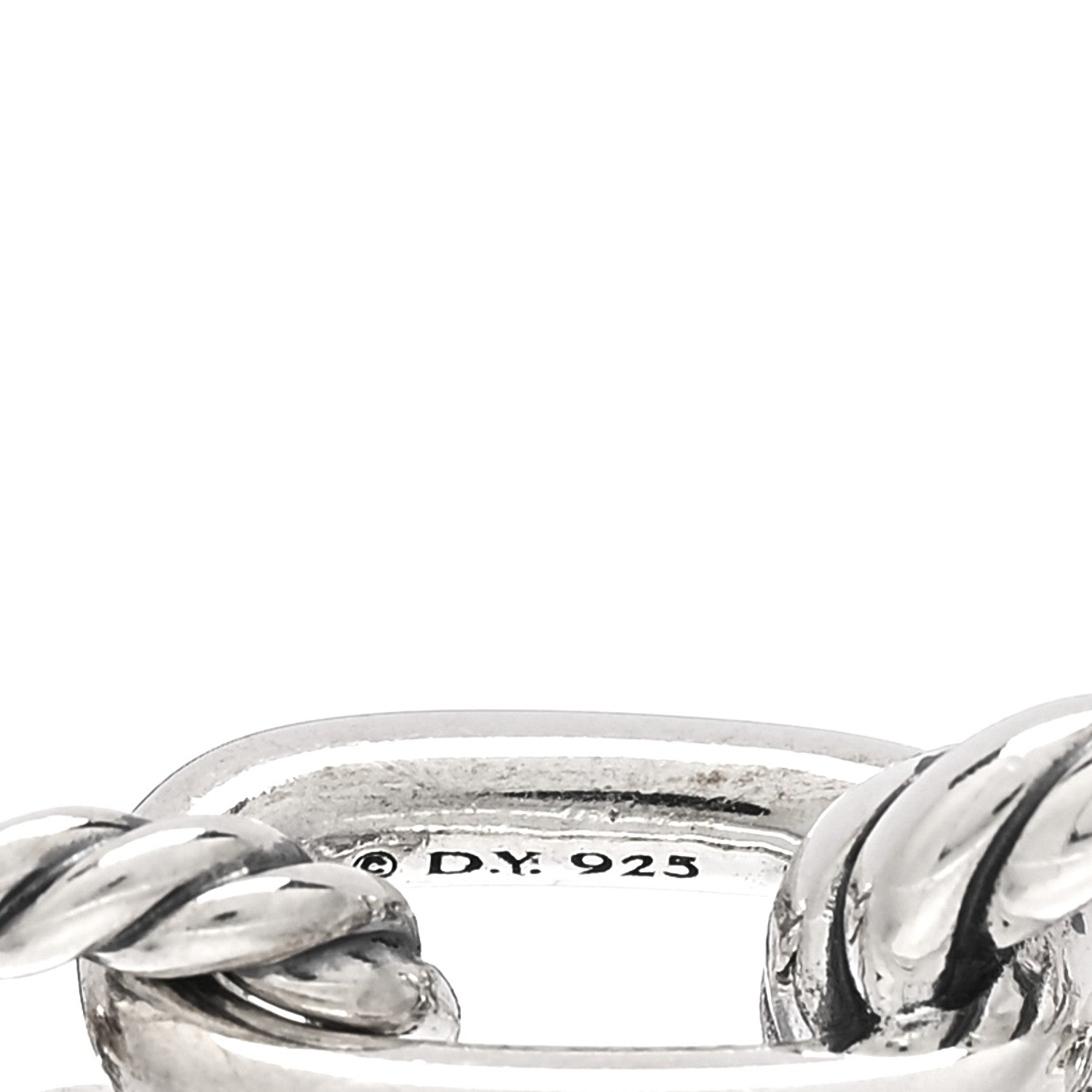 David Yurman Sterling Silver 18K Yellow Gold 8.5mm Madison Chain Bracelet 3 of 3