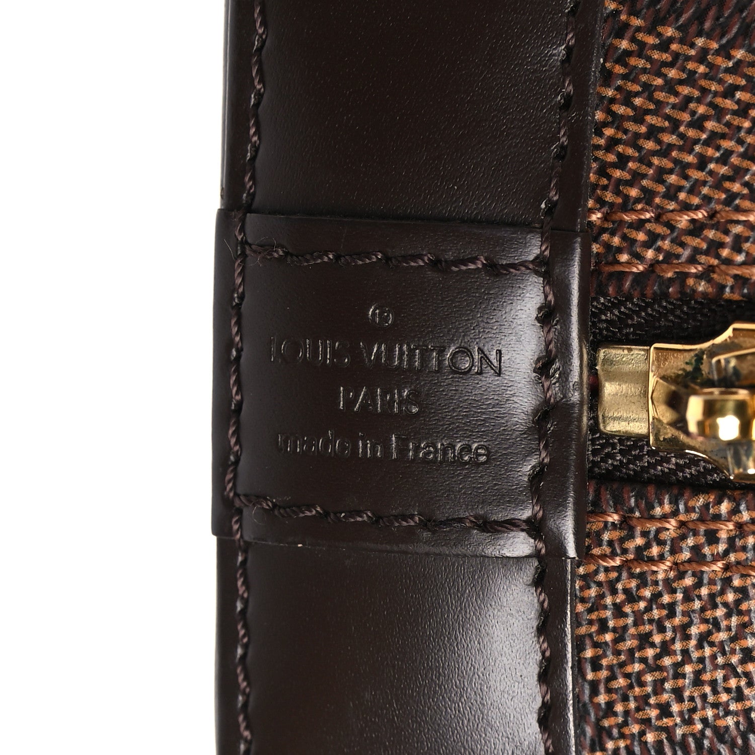 Louis Vuitton Damier Ebene Alma BB 6 of 9