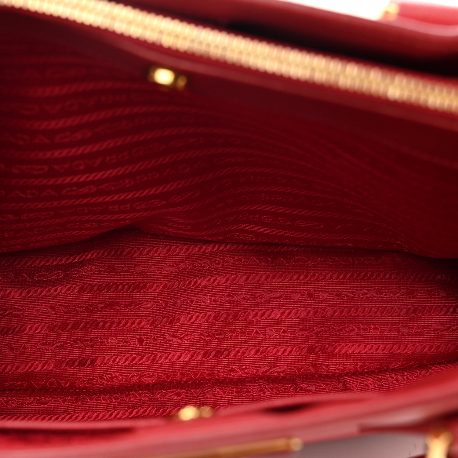 Prada Saffiano Lux Medium Tote Fuoco 7 of 11