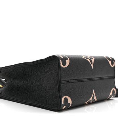 Louis Vuitton Empreinte Monogram Giant Onthego PM Black Beige 8 of 9
