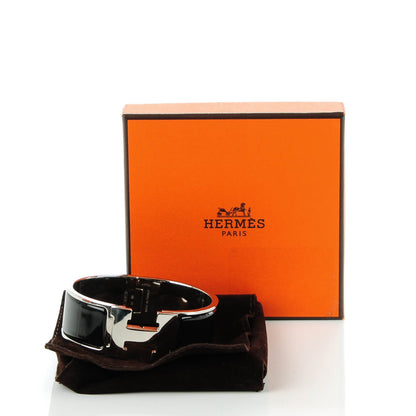 Hermes Enamel Wide Clic Clac H Bracelet PM Black 5 of 5
