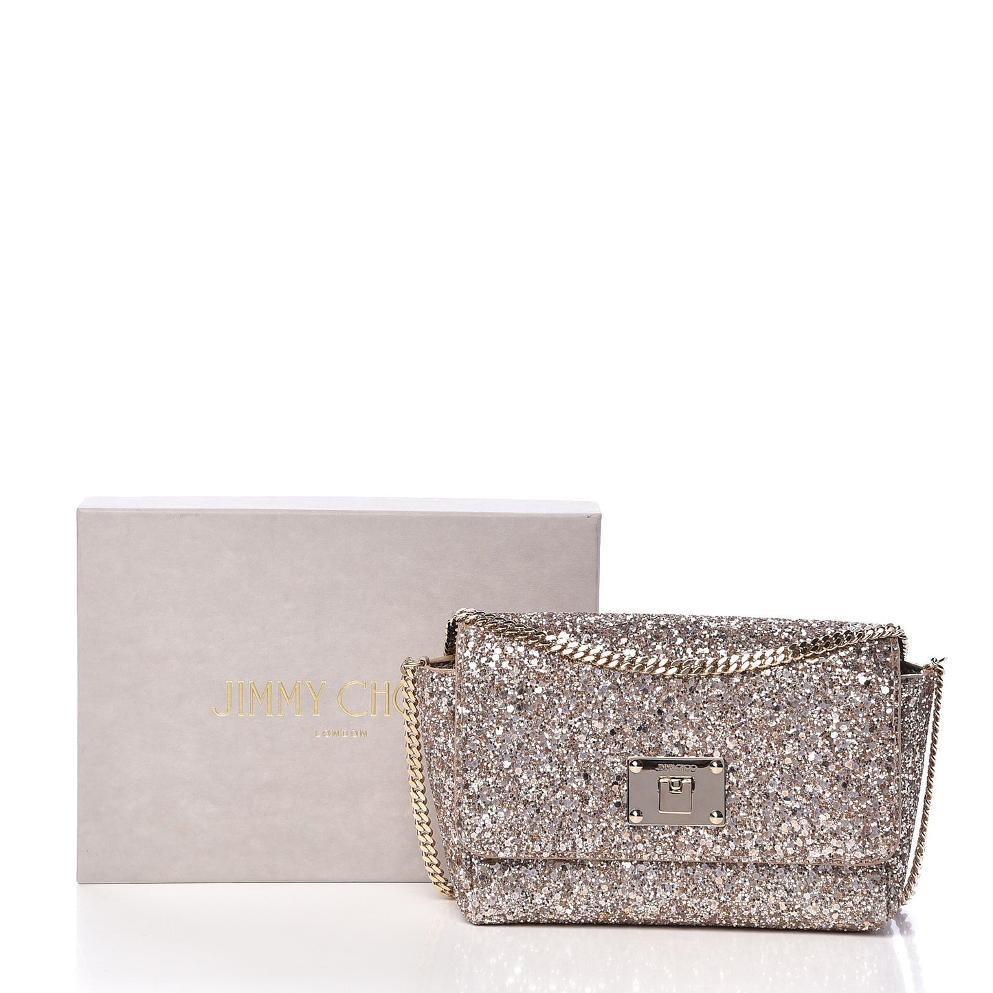 Glitter Mini Ruby Chain Crossbody Ruby