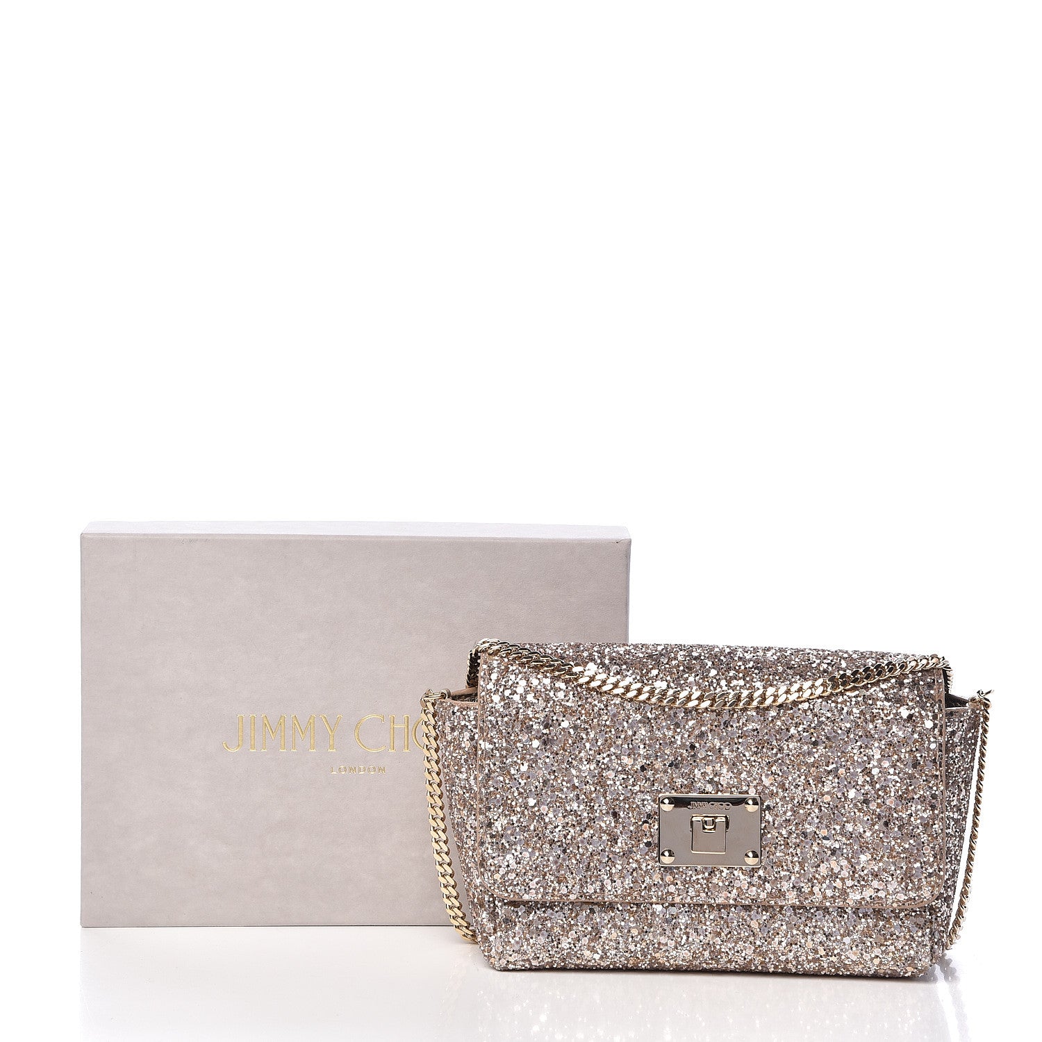 Jimmy Choo Glitter Mini Ruby Chain Crossbody Ruby 10 of 10