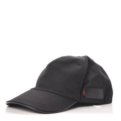 Gucci Polyamide Baseball Hat L Black 1 of 5