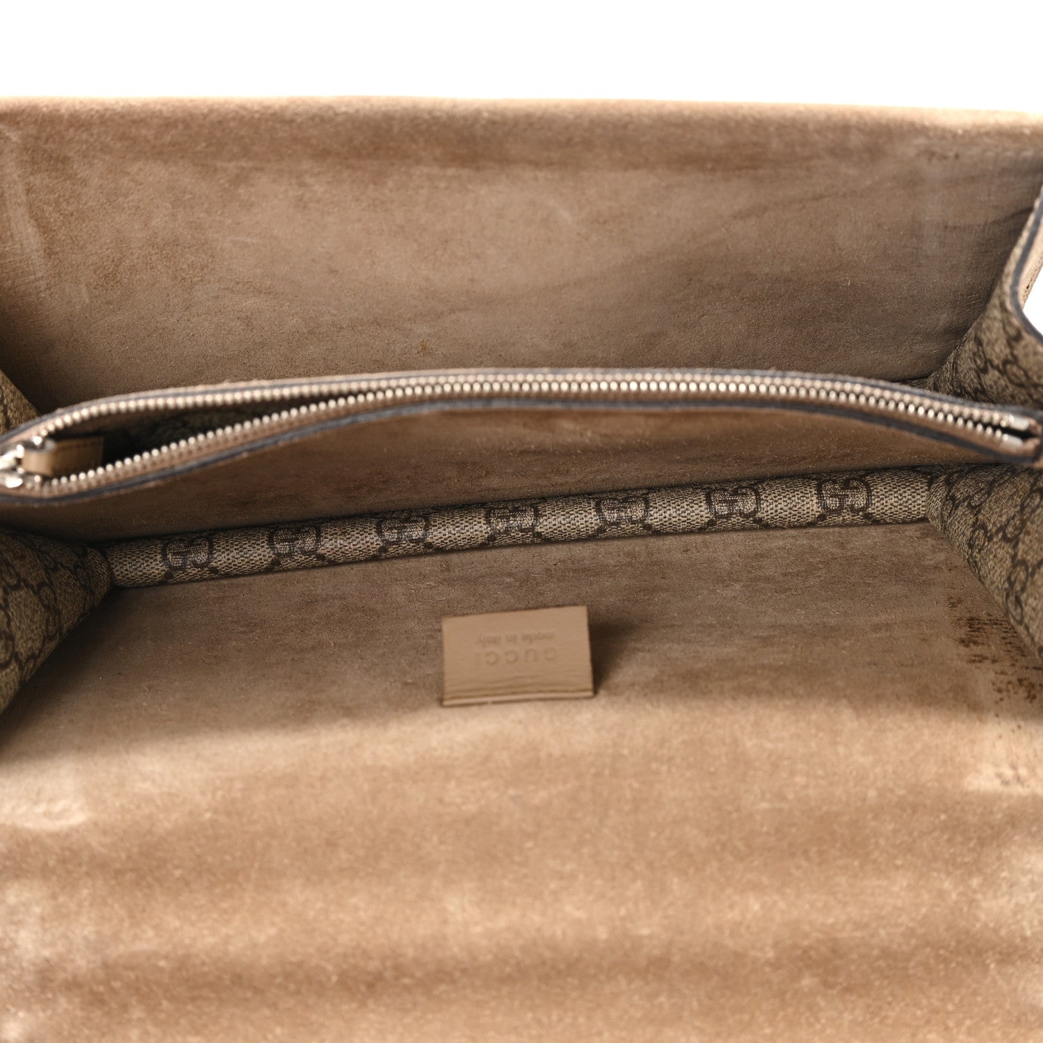 Gucci GG Supreme Monogram Small Dionysus Shoulder Bag Taupe 5 of 10