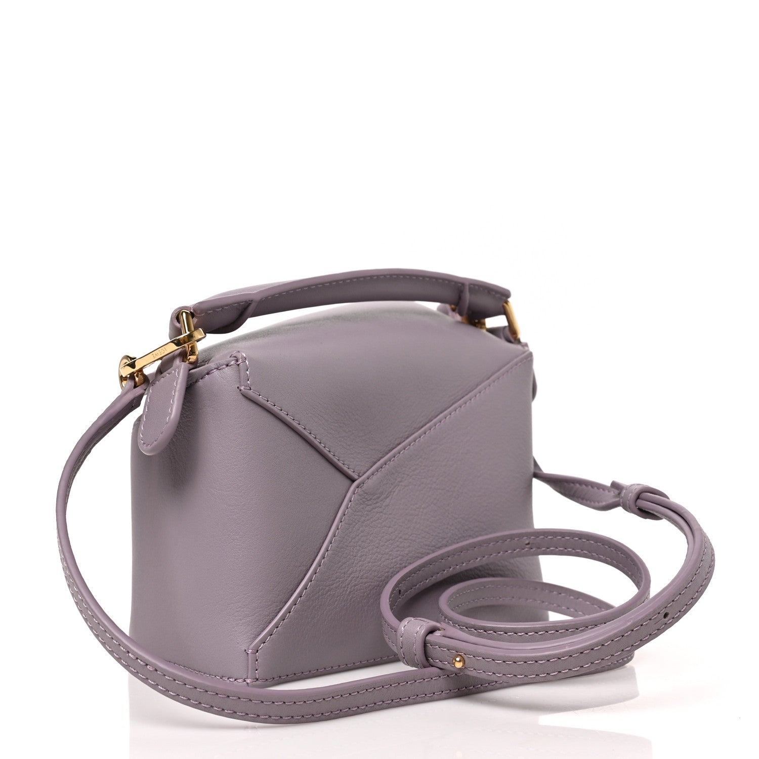 Loewe Calfskin Mini Puzzle Edge Bag Pale Aubergine Glaze 3 of 9