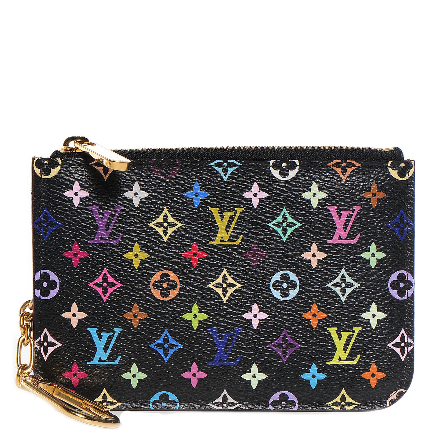 Monogram Multicolor Key Pouch Black Grenade