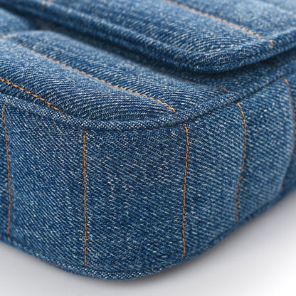 Celine Denim Matelasse Chain Shoulder Bag Blue 8 of 8