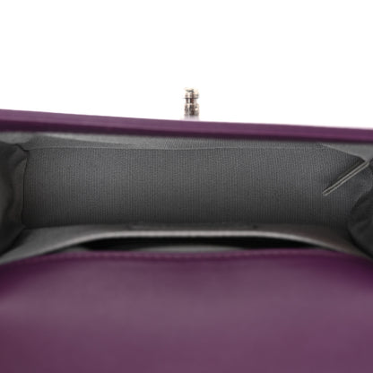 Chanel Velvet Quilted Small Boy Flap Purple 5 of 10
