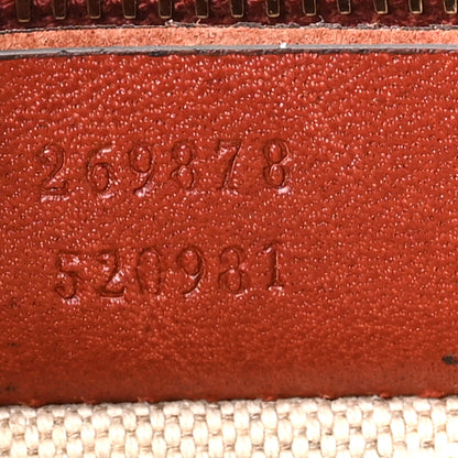Gucci Monogram Small Craft Tote Red 8 of 11