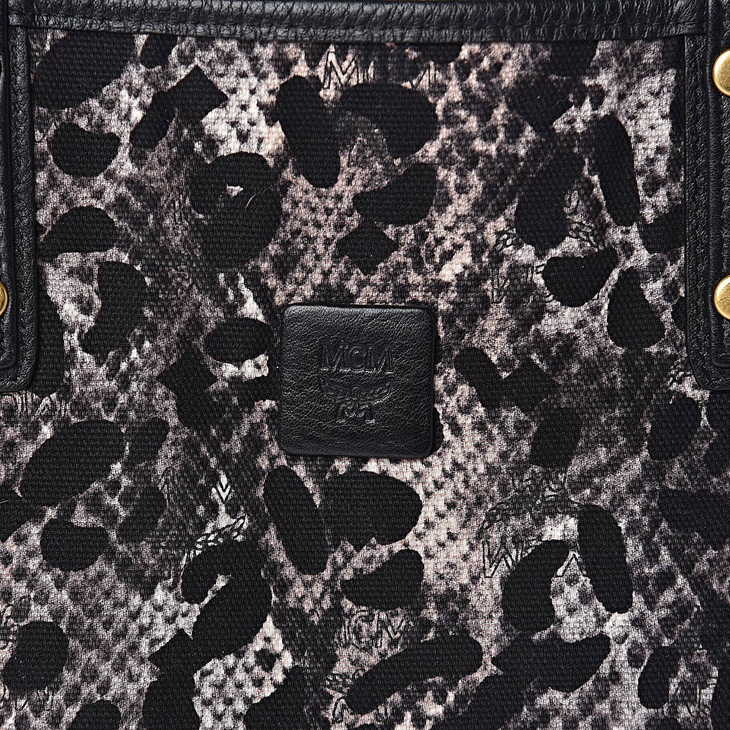 Visetos Medium Project Reversible Shopper Tote Black