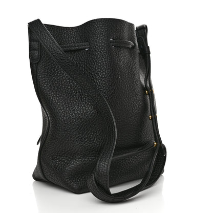 Mansur Gavriel Tumbled Calfskin Mini Bucket Bag Black 3 of 10