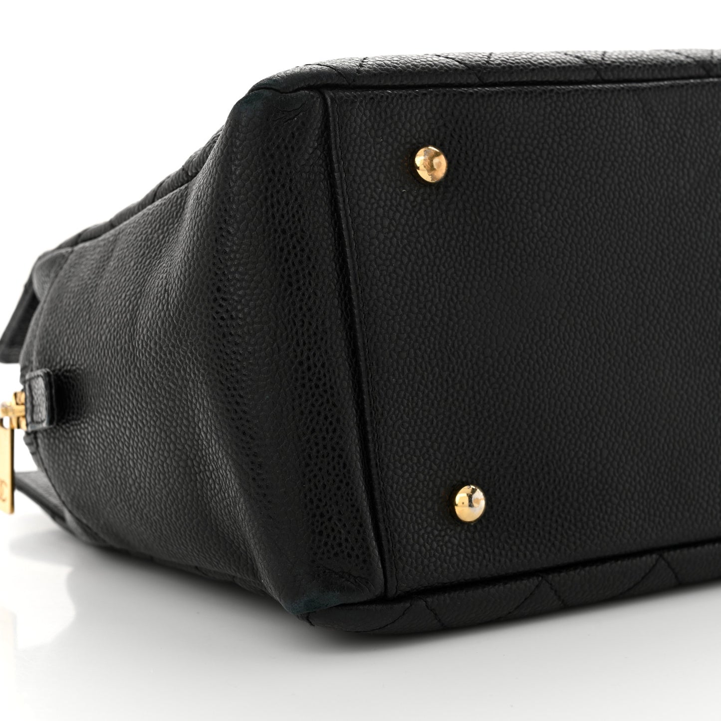 Caviar Quilted Petit Timeless Tote PTT Black