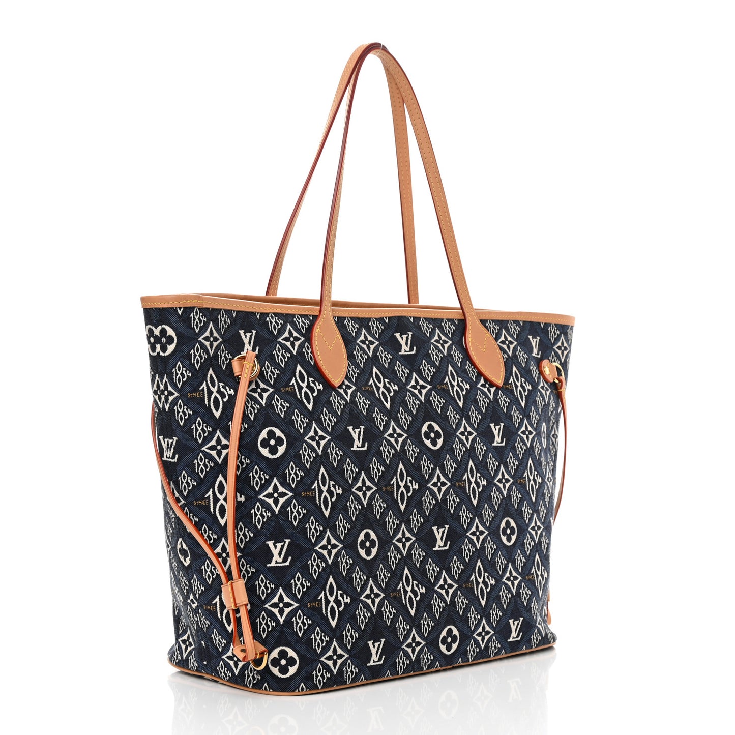 Jacquard Since 1854 Neverfull MM Blue
