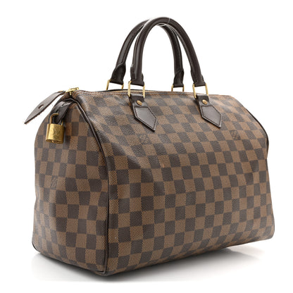 Louis Vuitton Damier Ebene Speedy 30 2 of 10