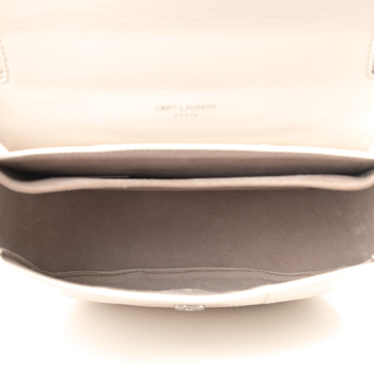 Saint Laurent Snakeskin Small Kaia Satchel Off White 4 of 4