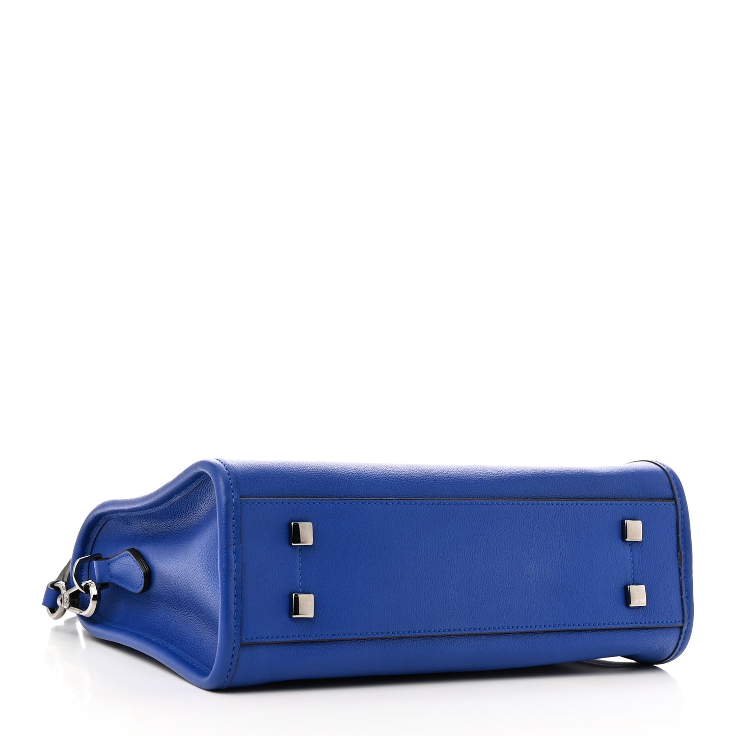 Grainy Calfskin Webb Top Handle Bag Ultraviolet
