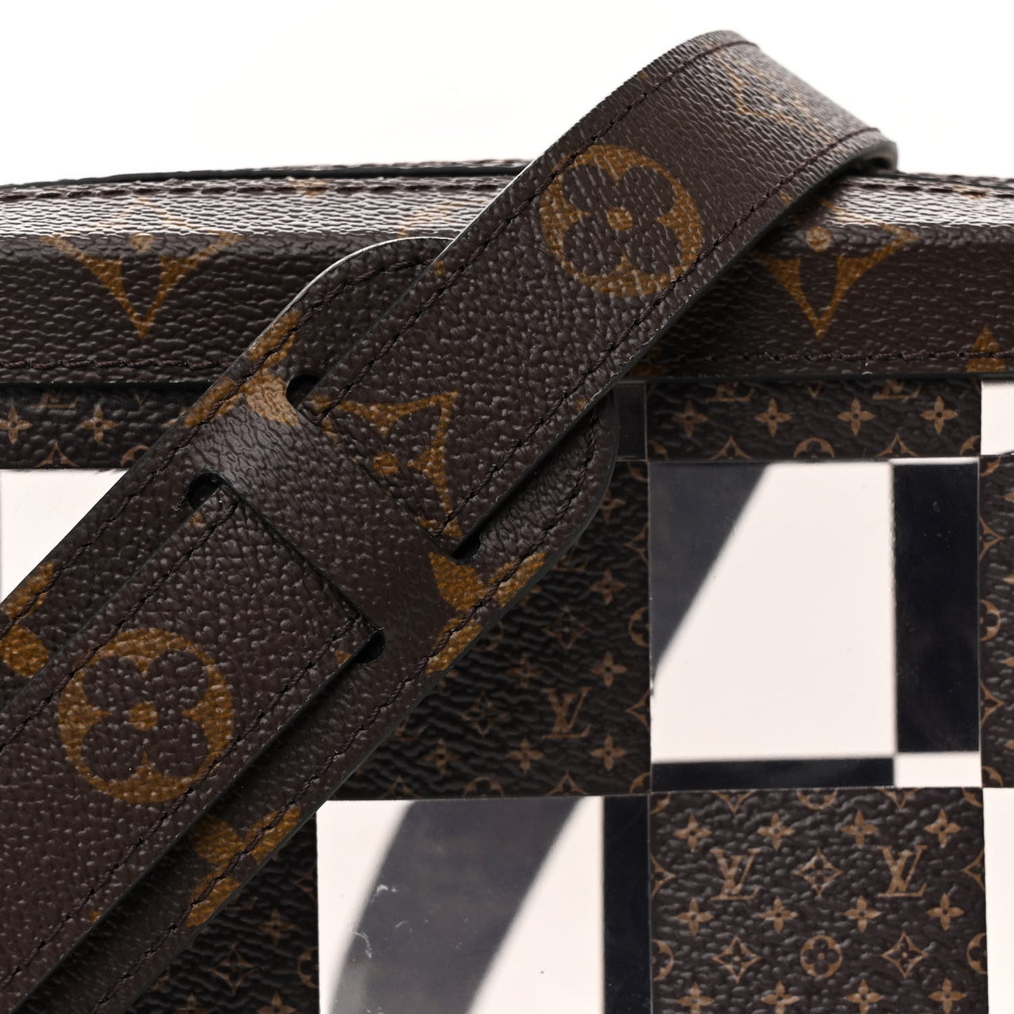 PVC Monogram Chess Soft Trunk