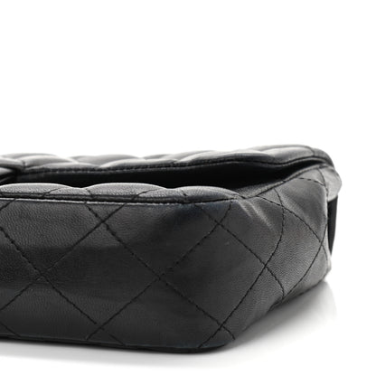 Chanel Lambskin Quilted East West Flap Black 10 of 10
