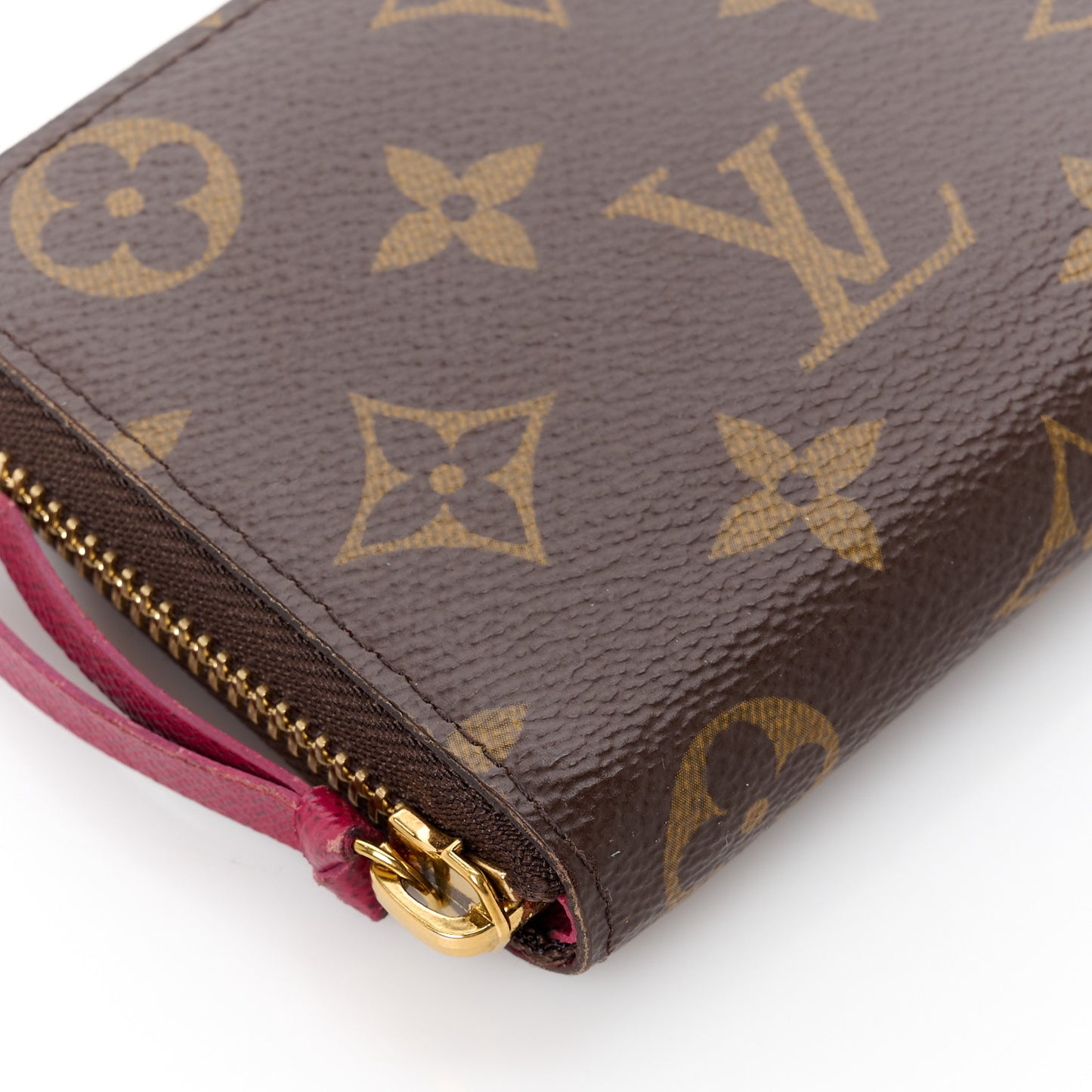 Monogram Clemence Wallet Fuchsia
