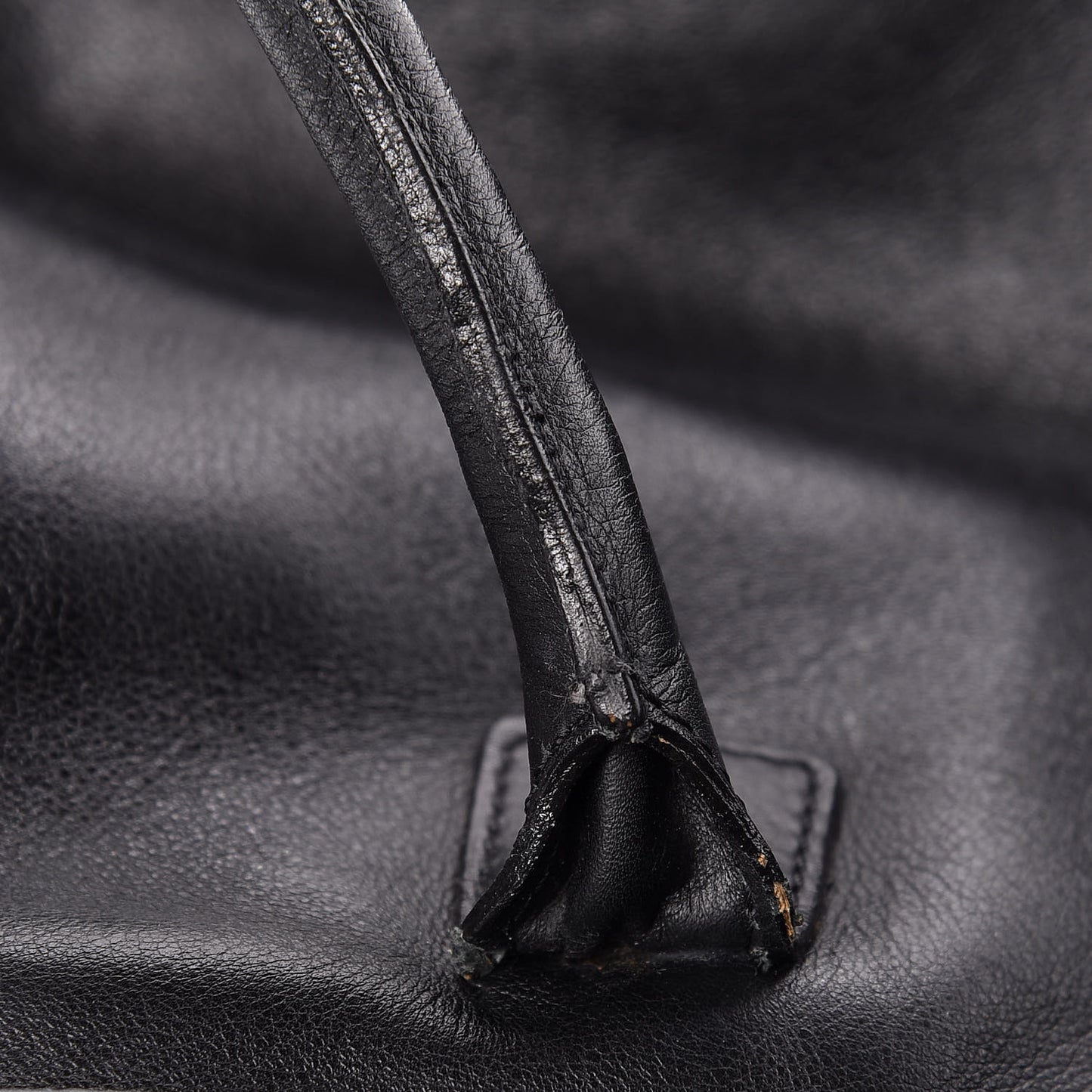 Calfskin Large Flap Tote Black