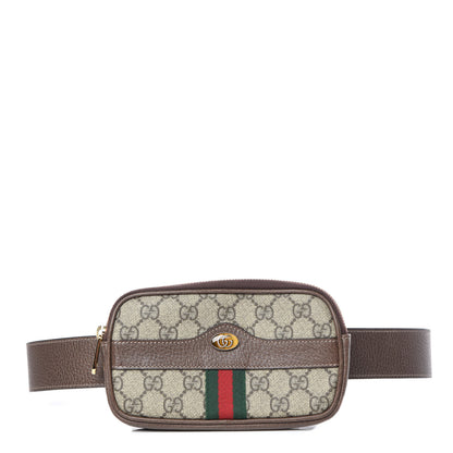 Gucci GG Supreme Monogram Ophidia Belted iPhone Case 85 34 Dark Brown 1 of 10