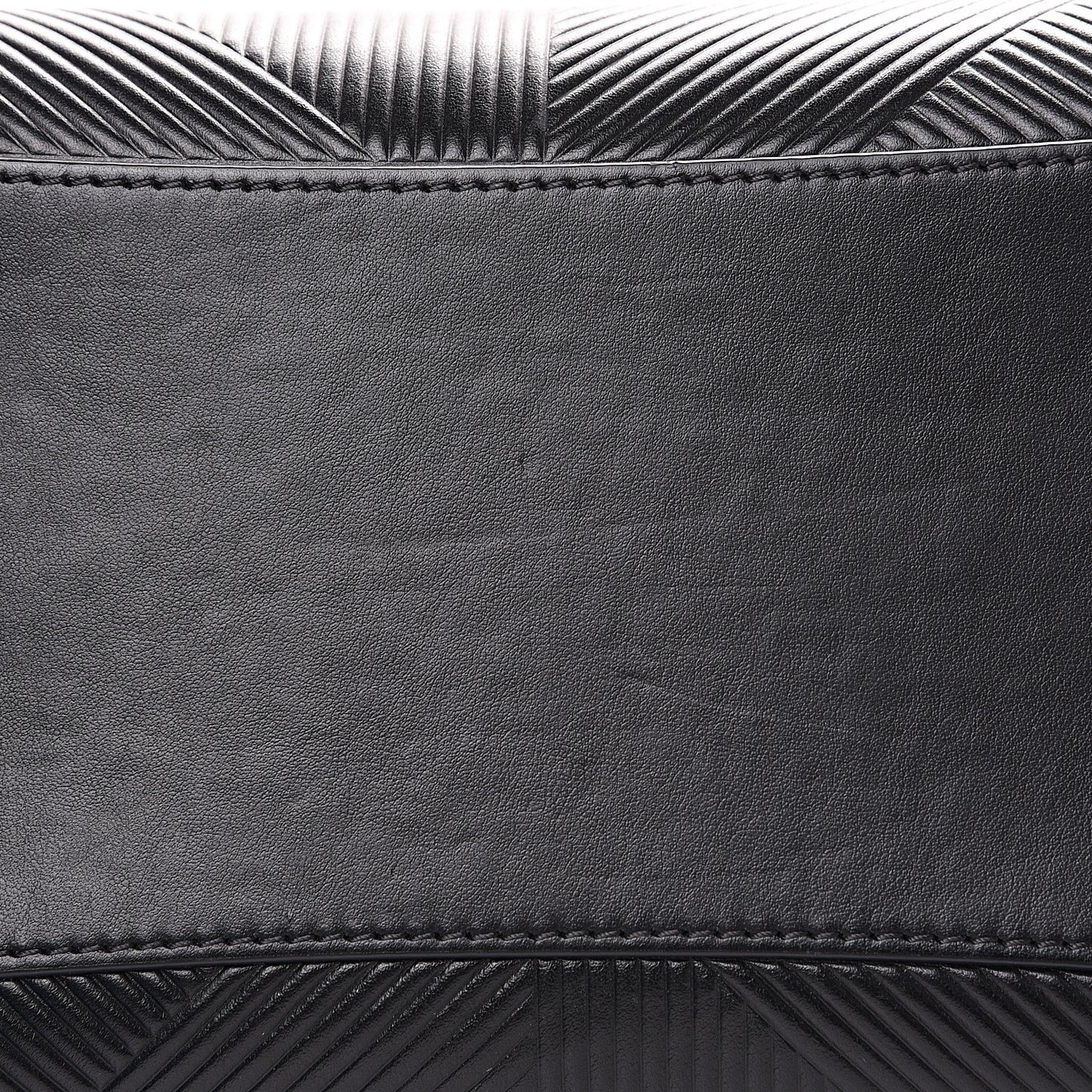 Calfskin Geometric Embossed Small Antigona Black