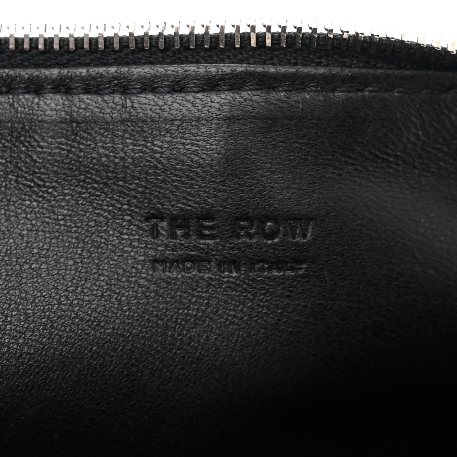 The Row Grained Calfskin 90's Bag Black 6 of 9