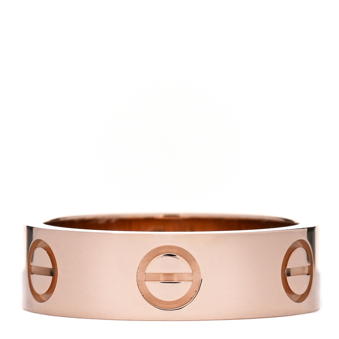 18K Pink Gold 5.5mm LOVE Ring 51 5.75