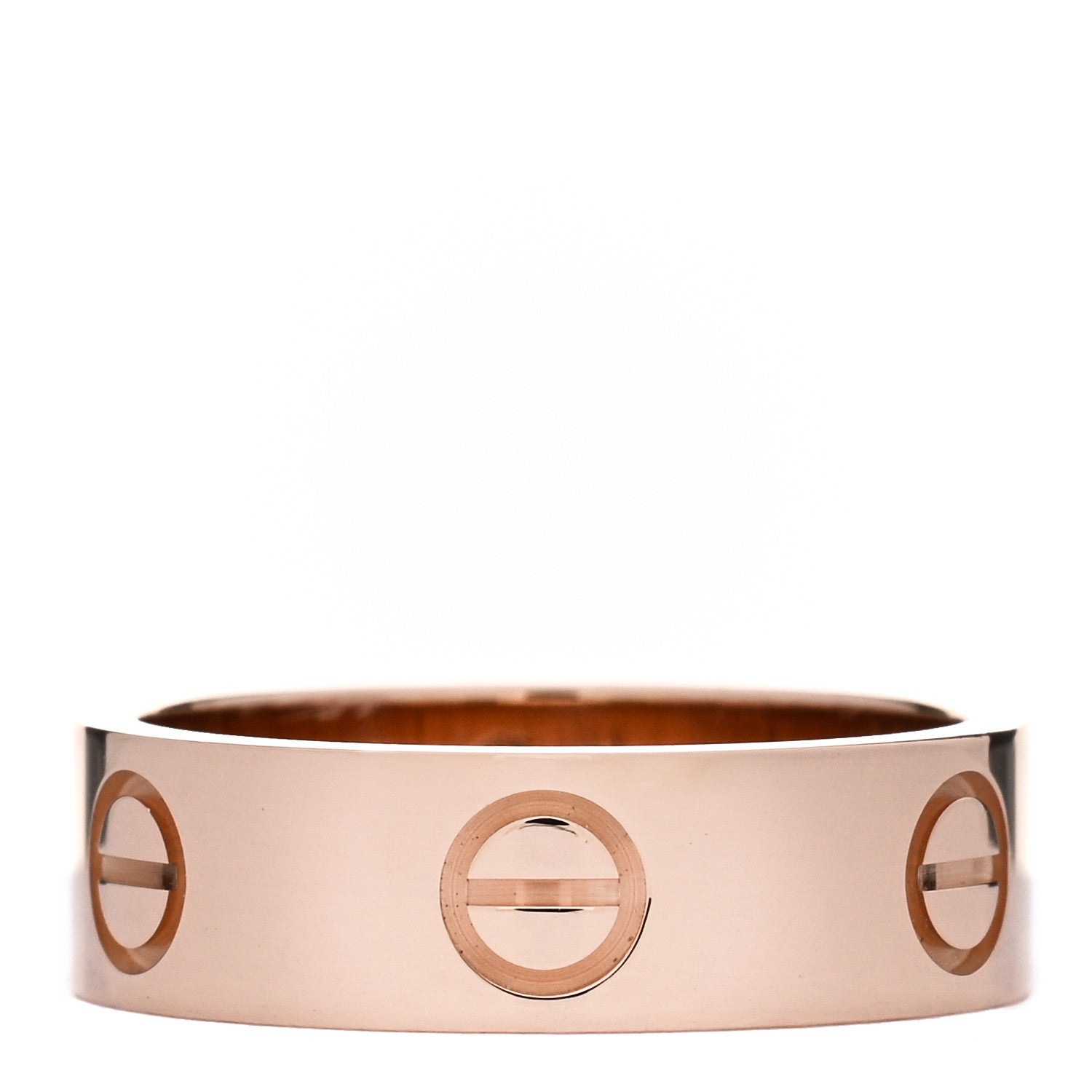 Cartier 18K Pink Gold 5.5mm LOVE Ring 51 5.75 1 of 4