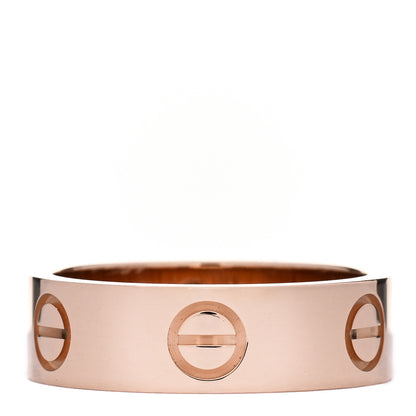 Cartier 18K Pink Gold 5.5mm LOVE Ring 51 5.75 1 of 4