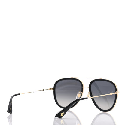 Gucci Aviator Sunglasses GG0062S Black Gold 4 of 9