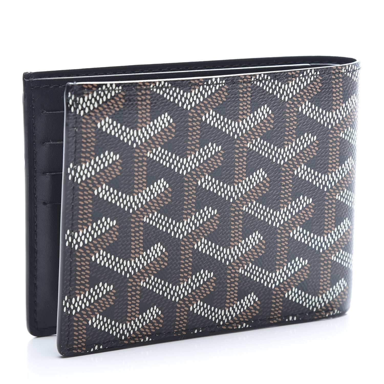 Goyard Goyardine Bi-Fold Victoire PM Wallet Black 3 of 9