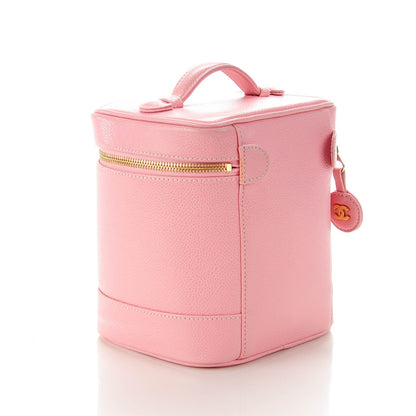 Chanel Caviar Vanity Cosmetic Case Pink 3 of 7