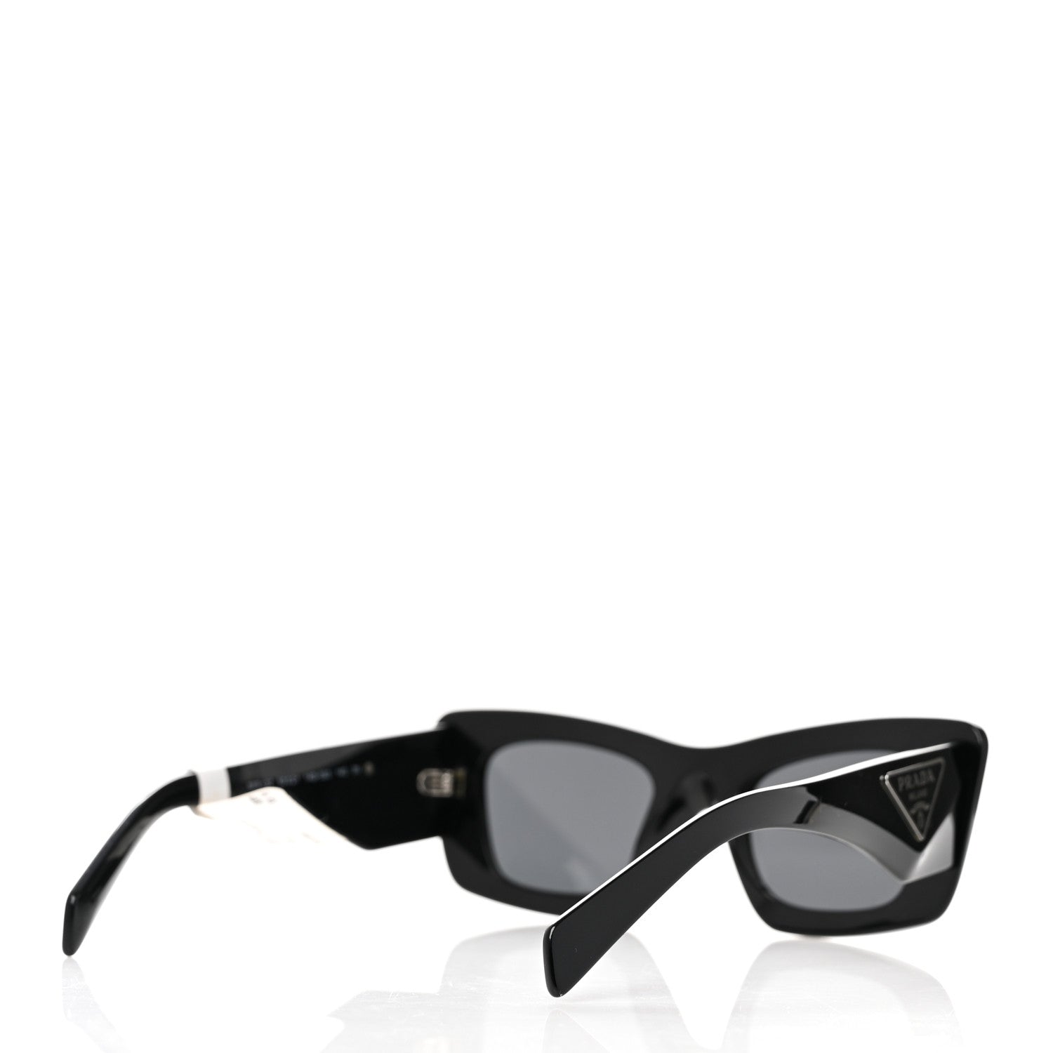 Prada Acetate Symbole Sunglasses SPR 13Z Black 4 of 6