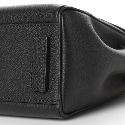 Versace Grained Calfskin Small La Medusa Top Handle Bag Black 8 of 8