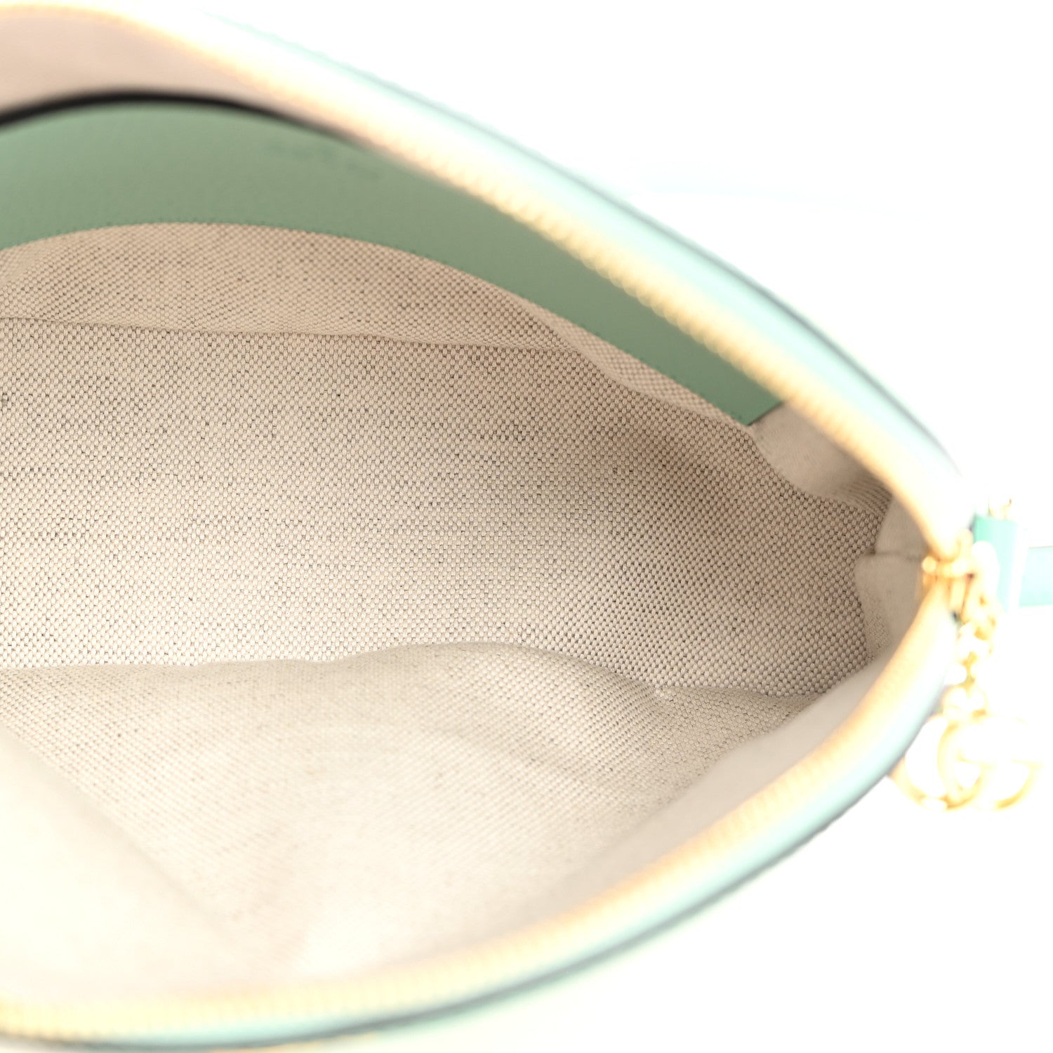 Gucci Monogram Jumbo GG Textured Dollar Calfskin Small Ophidia Dome Shoulder Bag Beige Pepperlight Mint 5 of 10