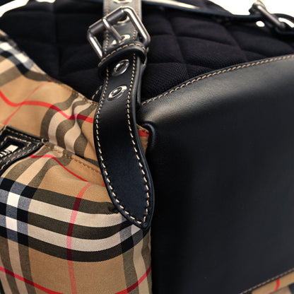 Burberry Canvas Vintage Check Medium Sailing Rucksack Backpack Antique Yellow 7 of 12