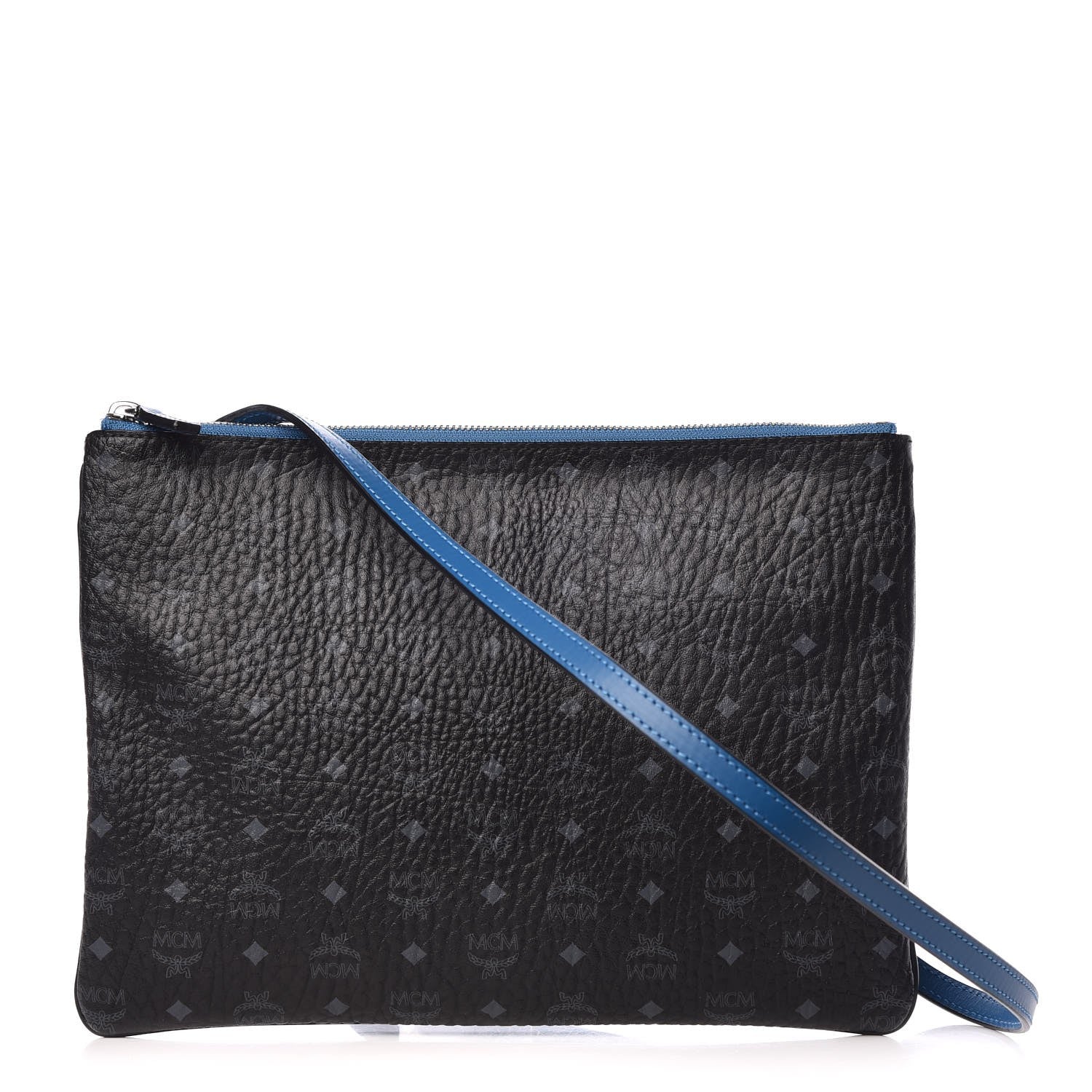 MCM Visetos Medium Crossbody Pouch Black 1 of 7