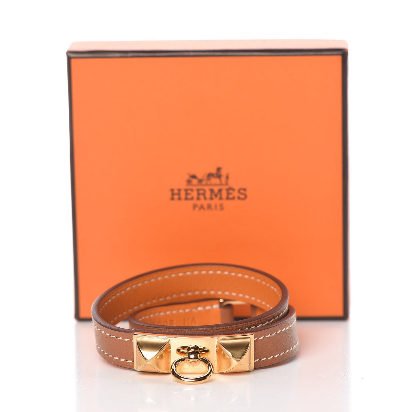 Swift Rivale Double Tour Bracelet T2 Gold Orange
