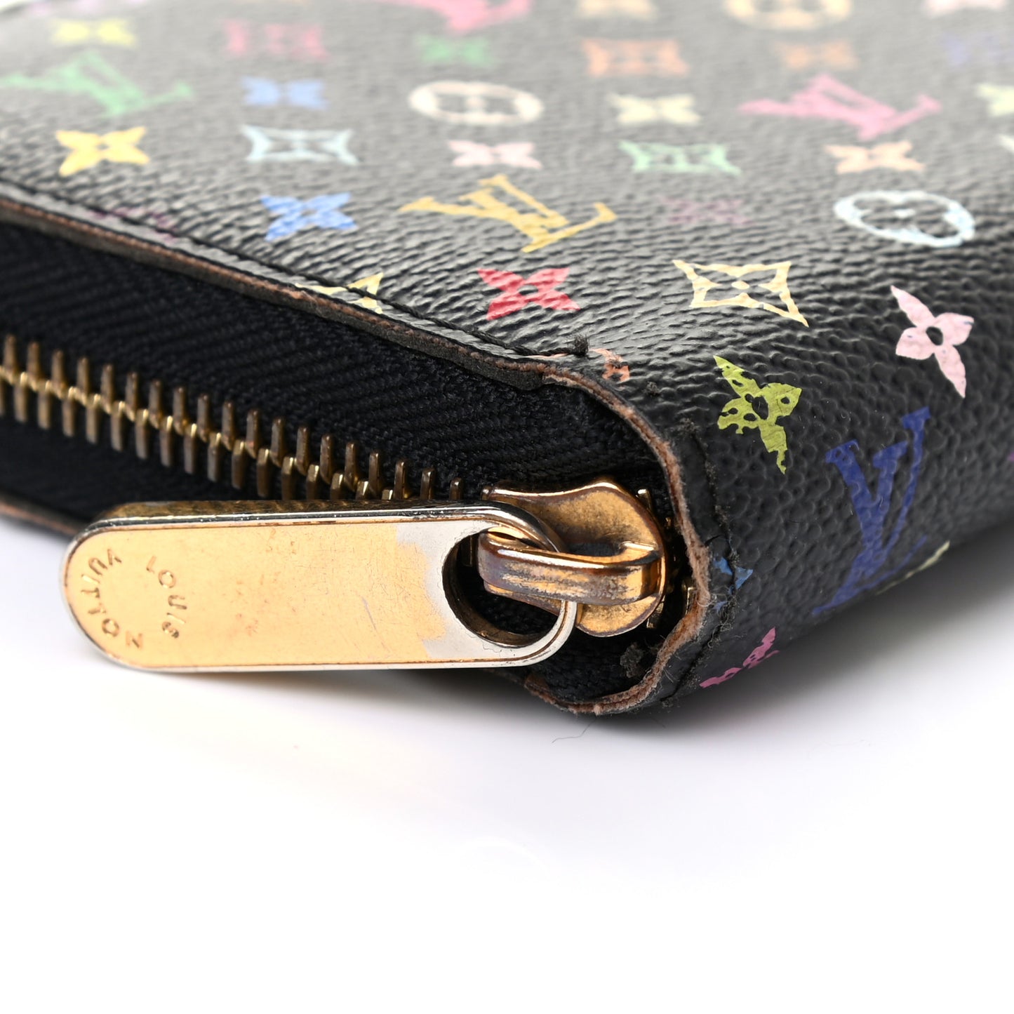 Monogram Multicolor Zippy Wallet Black