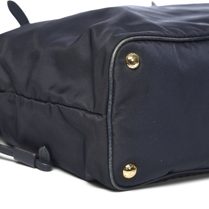 Prada Tessuto Nylon Saffiano Tote Baltico 7 of 9