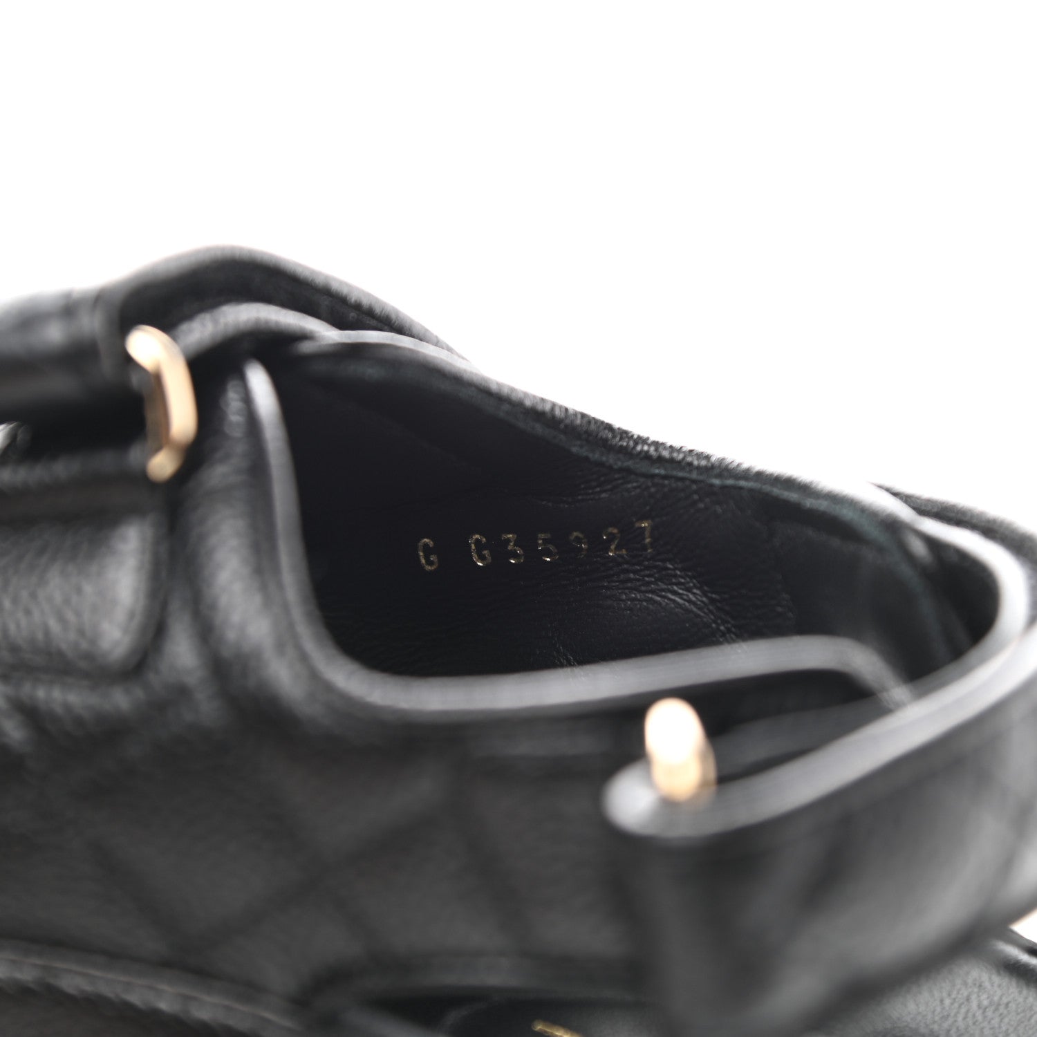 Chanel Grained Calfskin Velcro Dad Sandals 35 Black 8 of 9