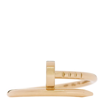 Cartier 18K Yellow Gold Small Juste Un Clou Ring 51 5.75 1 of 6